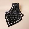 Summer New Fashion Polka Dot Print with Silk Scarf Women's Scarf Color T-square Scarf European and American Headscarf
