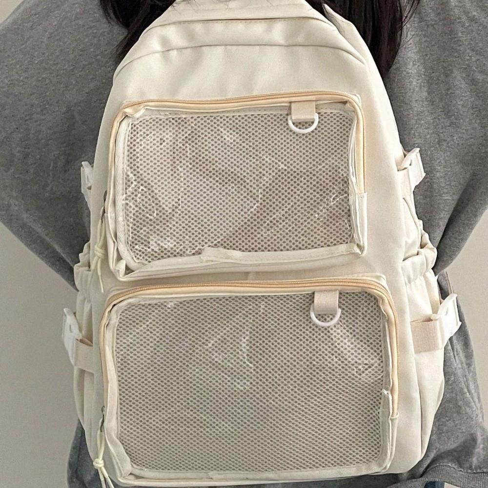 Durable Students School Bag Dustproof Large Capacity Daypack Nylon Ita Backpack  for Gift