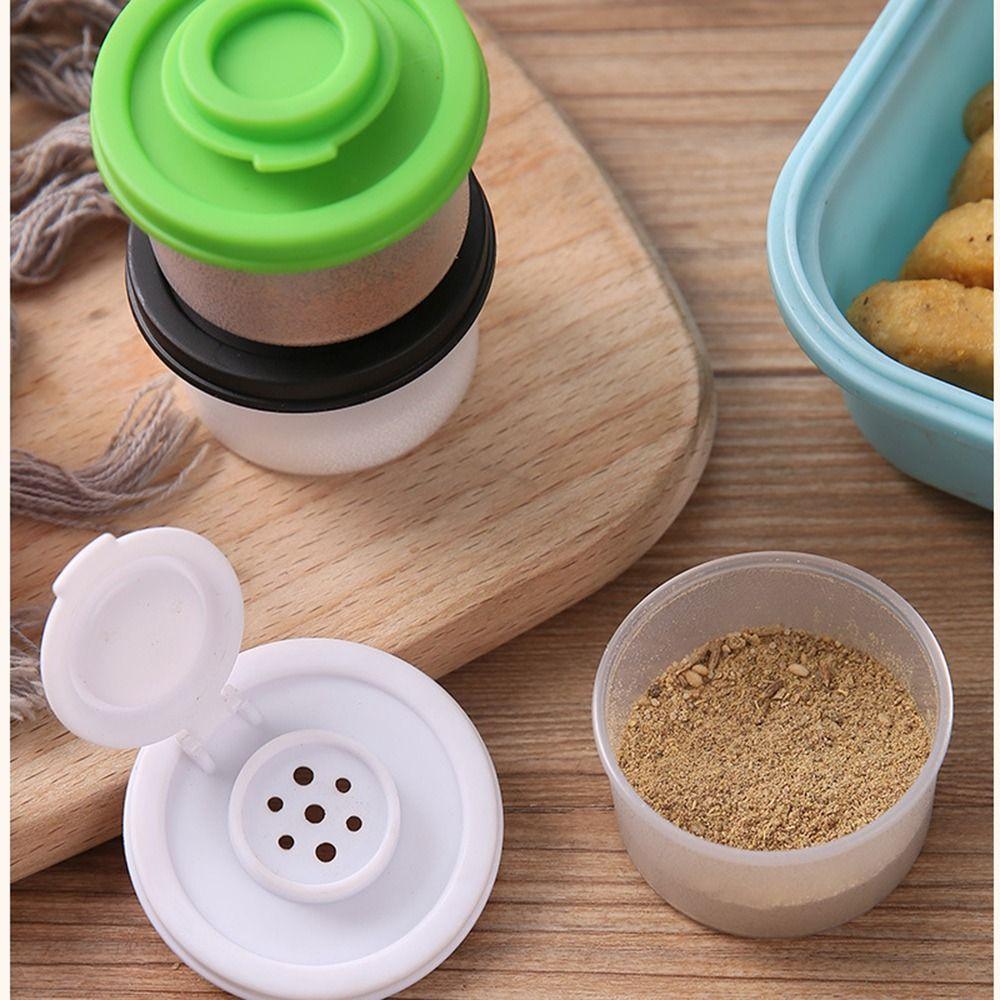4Pcs Dustproof Salt Pepper Shake Bottle 50ml Spice Dispenser Practical Tool Spice Tools  Travel Use