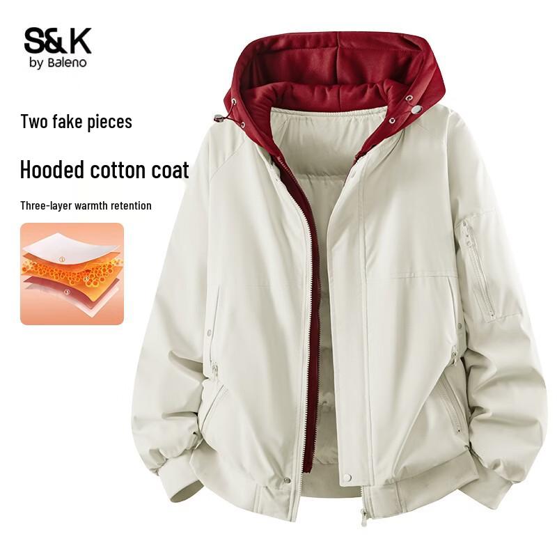 Baleno Men s S&K Faux Two-Piece Padded Jacket S