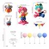 12pcs Circus Cake Decorations Clown Animal Ball Cake Selection Carnival Birthday Party Supplies Circus Baby Shower Decorations