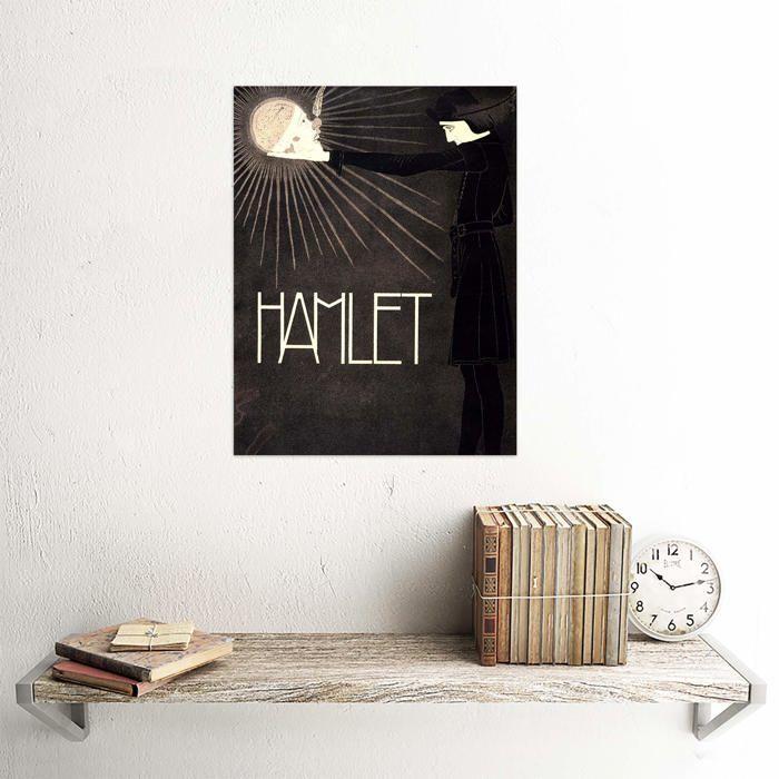 Wee blue coo - UFUBCC2839VC - Theatre Stage Play Hamlet Shakespeare Netherlands Wall Art Print Mur Decor 30 x 41 cm