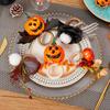 6pcs Hemp Rope Wrapped Eyeball Napkin Buckles Simulation Napkin Holder  Hotel