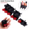 1Pcs 2/4/6 Positions Audio Terminal Block External Audio Jack Screw Post Speaker Amplifier