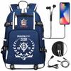 Nuovo Zaino Scolastico Stampato Mobile Suit Gundam per Studenti Adolescenti Uomo Donna Zaino da Viaggio Grande Capacità per il Tempo Libero