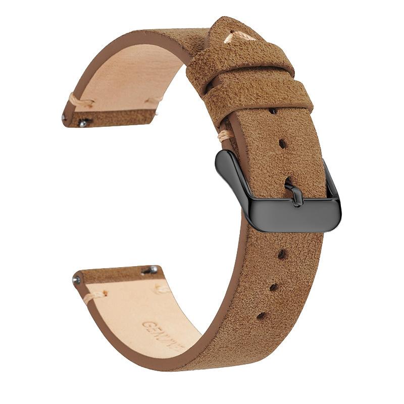 Elegantes Echtleder-Uhrenarmband, Schnellverschluss 14mm/16m/18mm/20mm/22mm Uhrenarmbänder, für Samsung, Seiko, Oris, Citizen Uhr