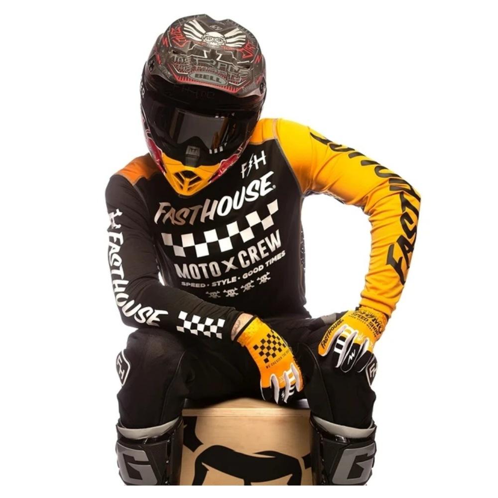 Herren Offroad-Motorradbekleidung, Mountainbike MTB-Shirt, Motorrad Downhill-Anzug, Radsportanzug