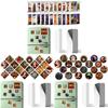 Christmas Theme Acrylic Refrigerator Magnet Set With 3d Halloween Design For Home Decor