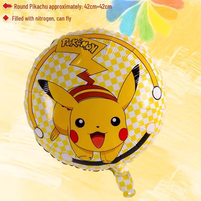 

Pokémon Pikachu Foil Balloon for Kids Birthday Party Decorations