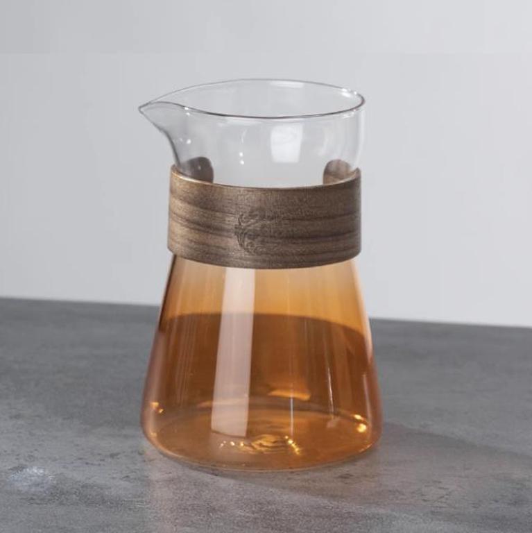 Hand Brewed Coffee Maker Coffee Filter Sharing Pot Set Borosilicate Glass Dripper Set Coffee Server with V02 Coffee Filter