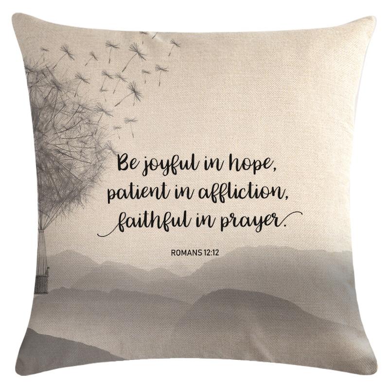 inspirational throw pillows