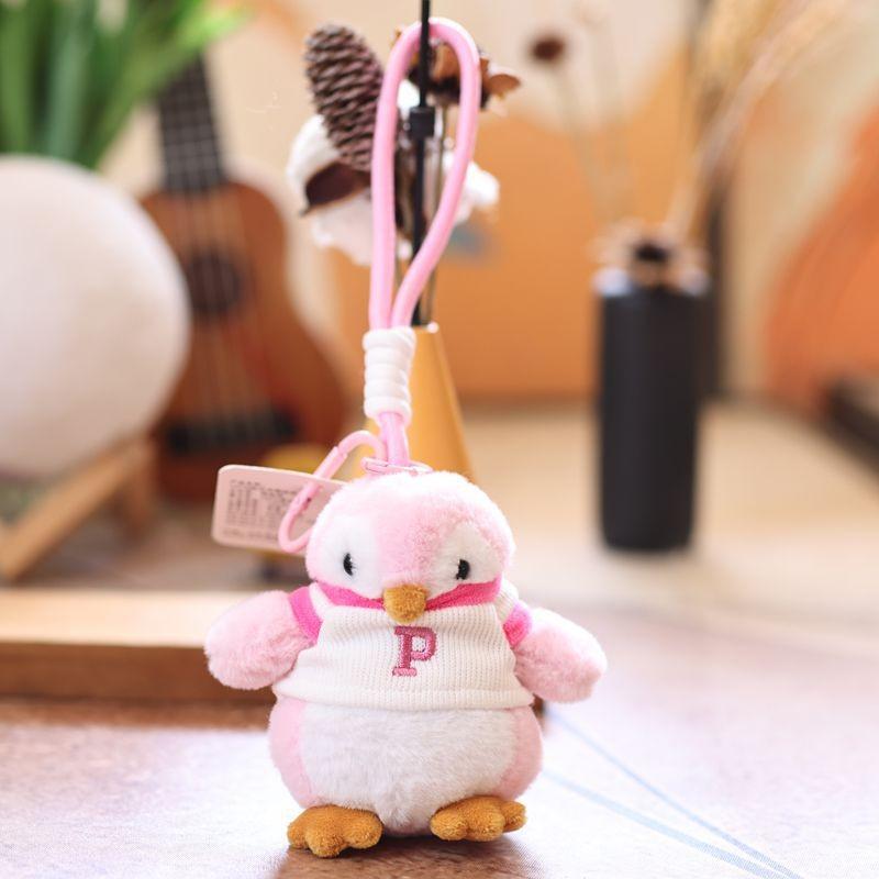 Penguin Plush Small Keychain Cute Cartoon Fluffy Fabric Kid Teen Gift Dolls