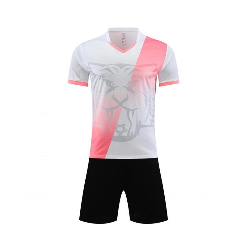 Girls' School Football Team Uniform Set - Short Sleeve Jersey & Shorts for Training