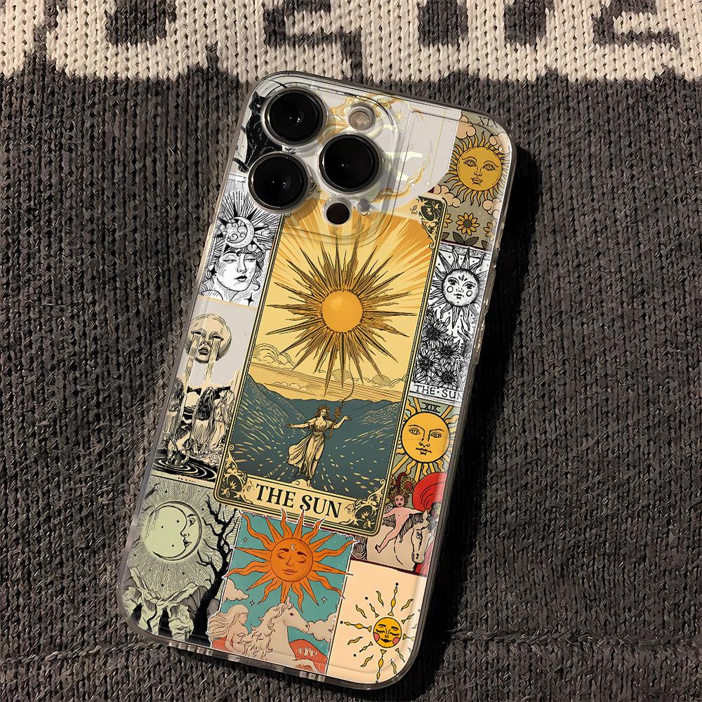 

Statue of Liberty Sunflower Phone Case for iPhone 17 16 15 14 Plus 13 12 11 Pro Max X XS XR 7 8 Plus SE Clear Cover iPhone XR