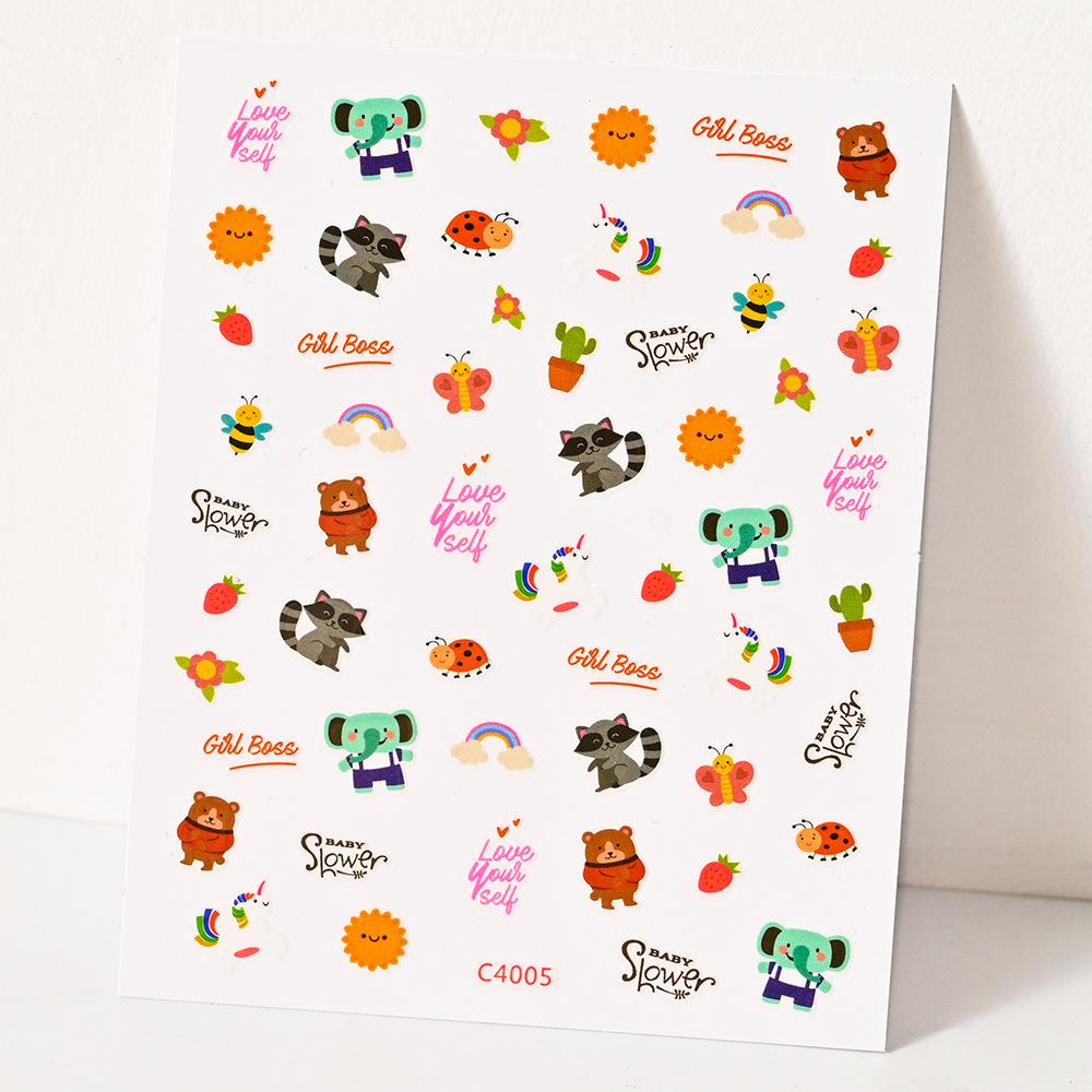 Cute Cartoon Pet Manicure Sticker Cute Husky Cute Corgi Sweet Cat Nail Decorative Sticker