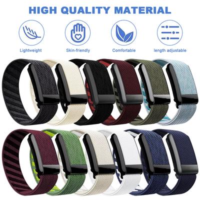 Faixa de Fitness de Nylon para Whoop Tira de Nylon Respirável Vestível Rastreador de Atividade Saúde Fitness Tiras Faixa de Tira de Rastreamento de Fitness