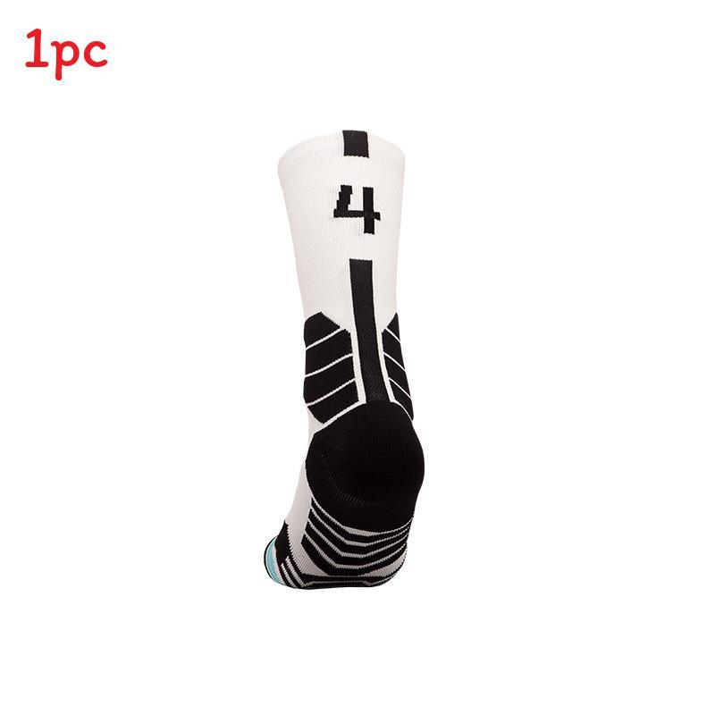 Basketballsocken für Erwachsene aus atmungsaktivem Nylonmaterial für sportliche Leistung und Feuchtigkeitstransport
