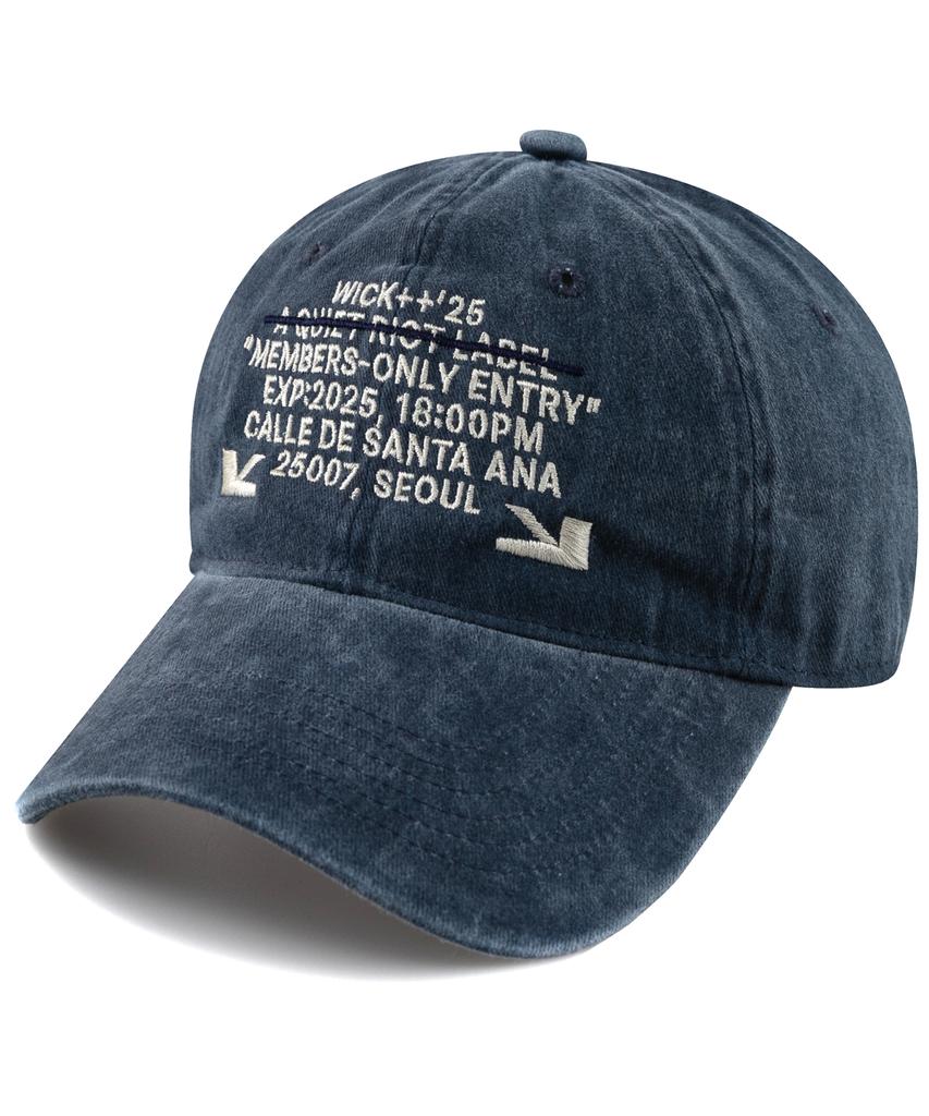 Wig 25007 Seoul Stone Washed Ball Cap