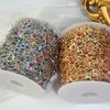 0.5/1/2M Star-Shaped Metal Chain Inlaid With Colorful Rhinestones DIY Necklace Lolita Decorative Chain Jewelry Making Supplies