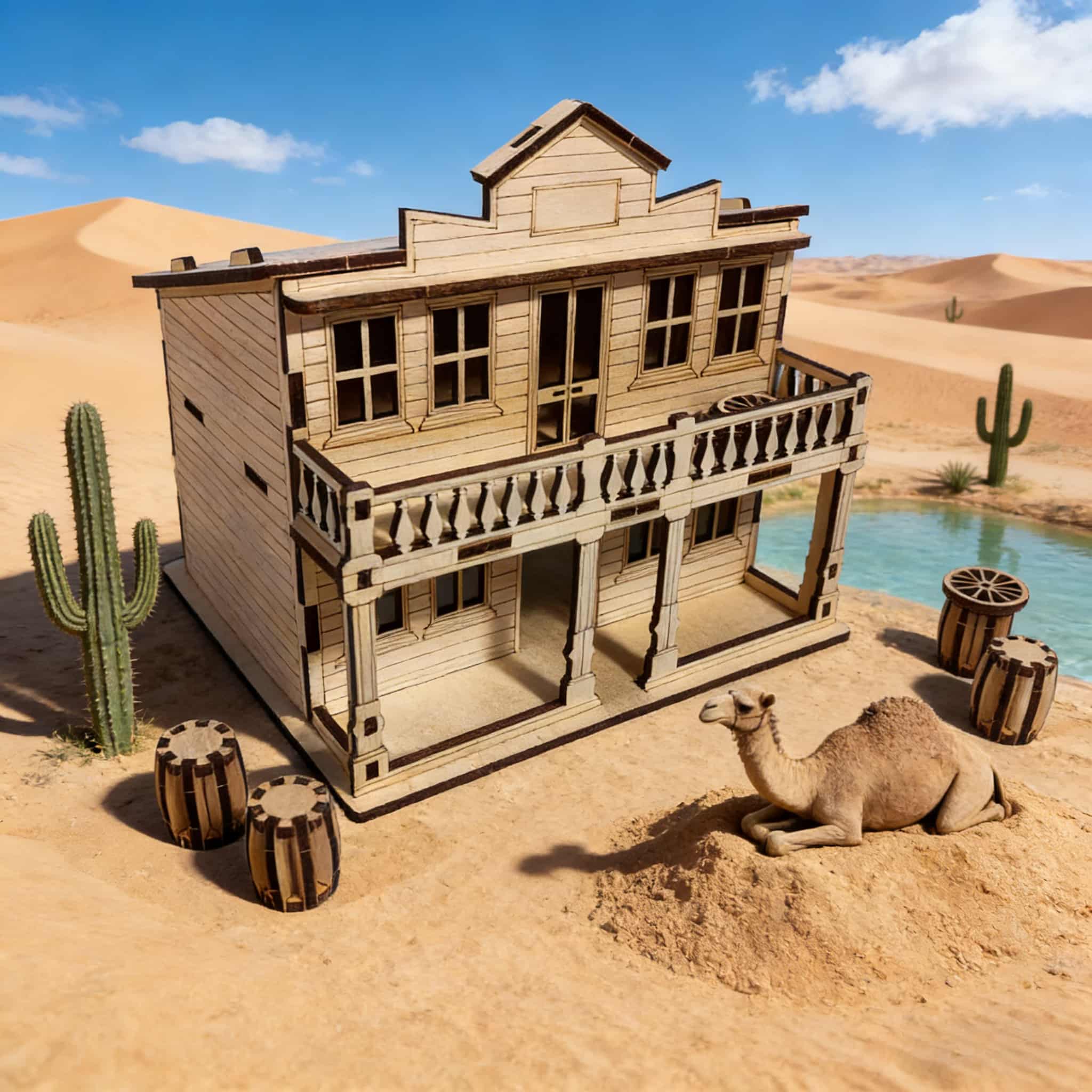 

3D Wooden House Puzzle DIY Model Package Handcrafted Present Home Decor Birthday/Valentine s Day Present great for daily use белый