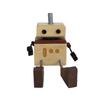 Cartoon Robot Diffuser Partable Shaking Feet Wooden Doll Wood Shake Car Ornament  Car Accessories