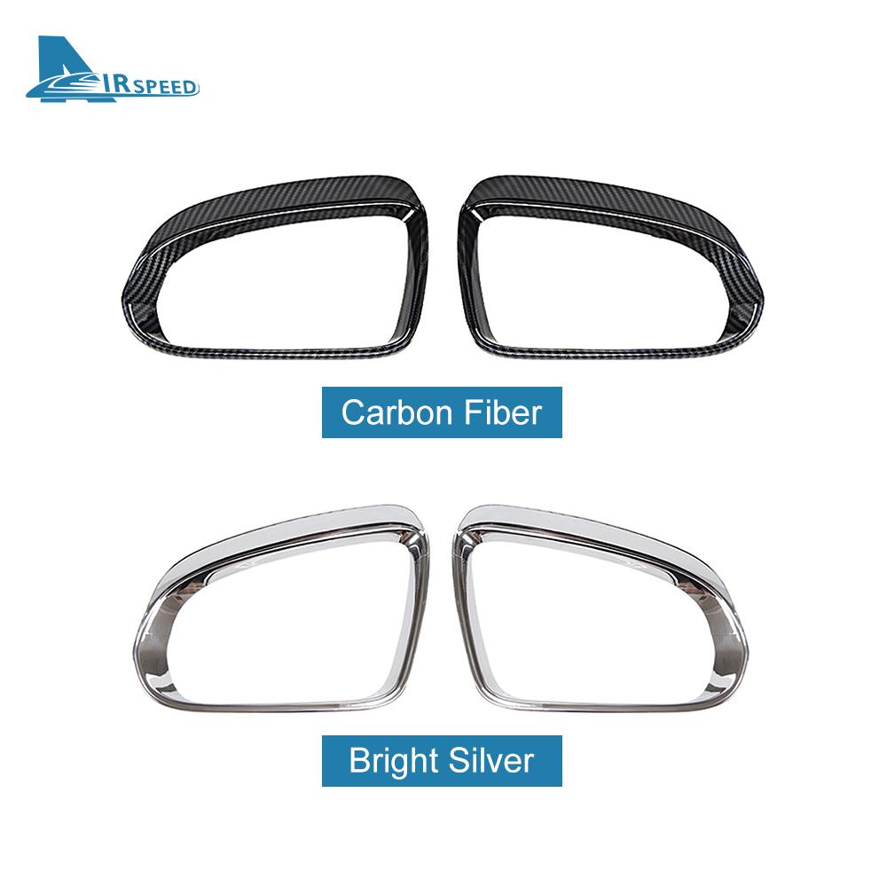 ECLD4 LHD For Mercedes Benz B C E S Class W247 W205 W213 W222 GLC X253 GLB X247 GLA H247 Rearview Mirror Rain Shield Trim Cover