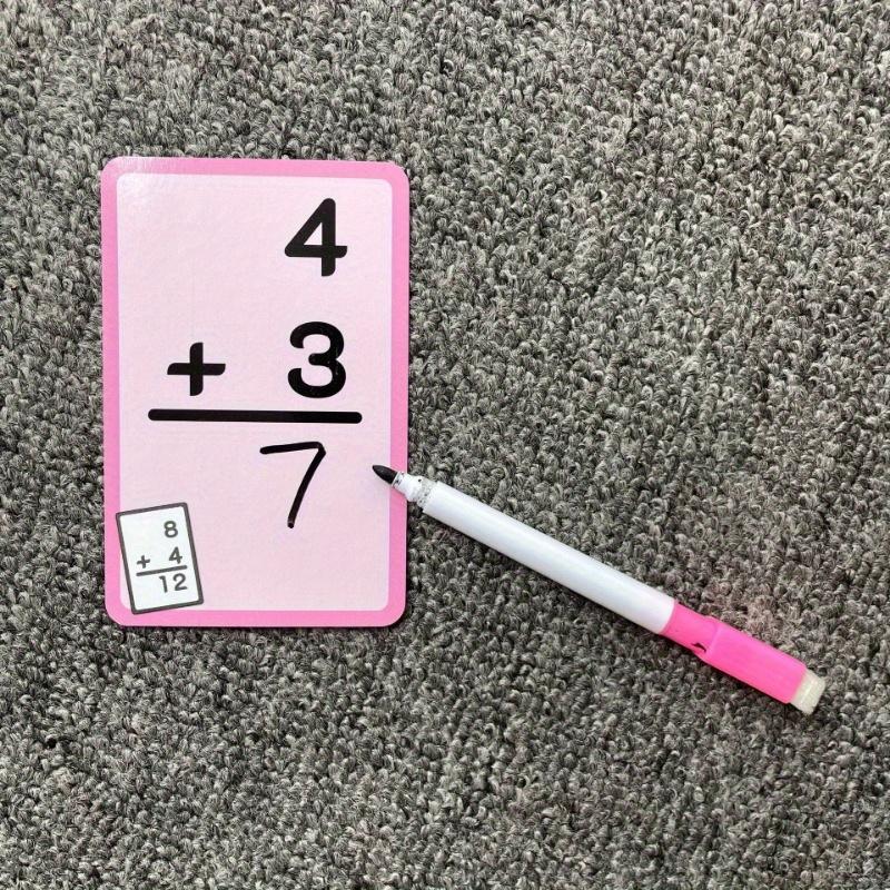 36pcs Auxiliary Learning Addition, Subtraction, Multiplication, Flash, Cognitive Card, School Teacher's Teaching Aids