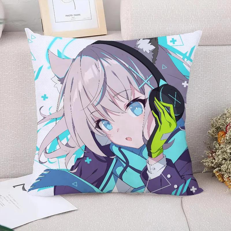 Cushion Cover  Blue Archive Couple Pillow Pillowcases  Decorative Pillowcase  Covers for Bed Pillows Pilow Cases