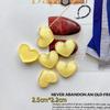 10 PCS Colorful 3D Heart Resin Fridge Magnets Reusable Magnetic Stickers for Holiday Home Decor Gift