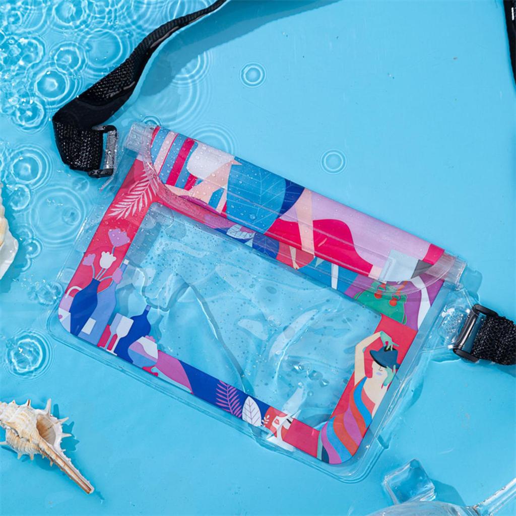 Universal Phones Waterproof Pouch Adjustable Large Water Proofing Bag Waterproof Waist Bag Underwater Swimming Storage Bags