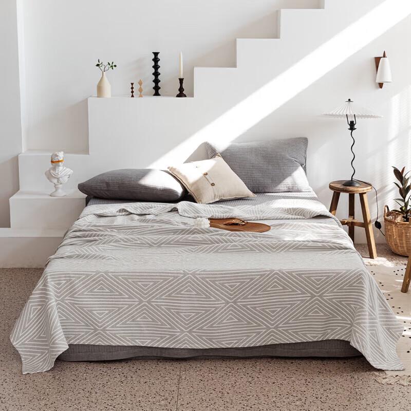 Jieliya 100% Baumwolle Dreilagige Mullwindel Sommerdecke