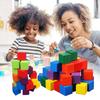 Dimensional Three Colourful Square Building Blocks Early Educational Kids Toys