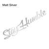 25x5cm STAY HUMBLE Car Sticker Vinyl Film Personalized Decal Vehicle Windows Bumper Motorcycle Laptop Decoration Car Accessories