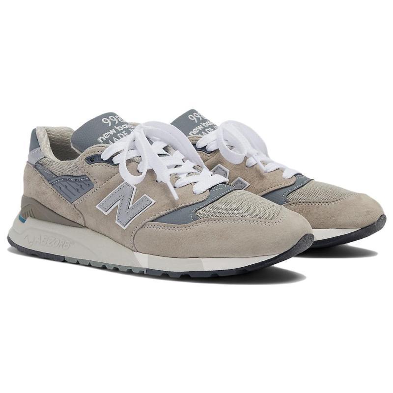 New Balance 998 Core MiUSA Grey Silver Sneakers U998GR