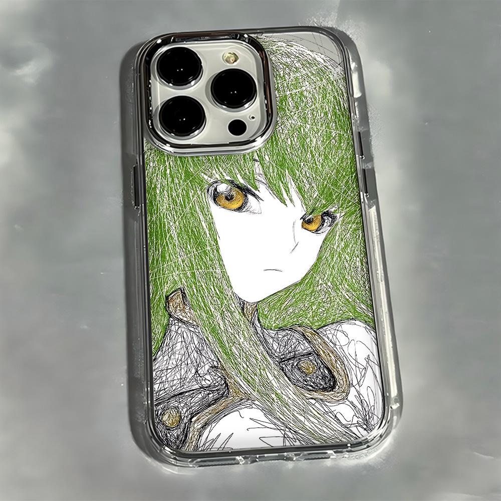 

розкішний комікс Code Geass Чохол для телефону Для iPhone 17e 17 16 15 14 13 12 11 mini Pro Max X XR XSMAX Air Plus Прозорий м який чохол iPhone 17 Air