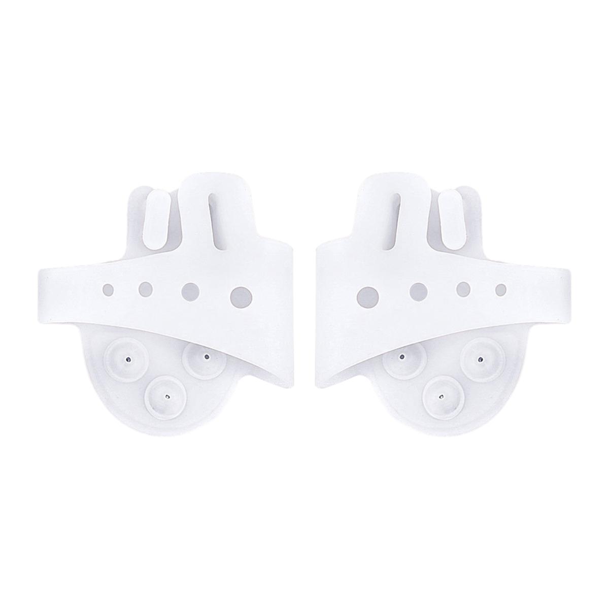 

1 пара силиконовых разделителей пальцев ног для женщин, разделители пальцев ног, подушечки для снятия боли в ногах при косточках, подошвенном фасциите, дышащие, нескользящие, поддерживающие корректоры