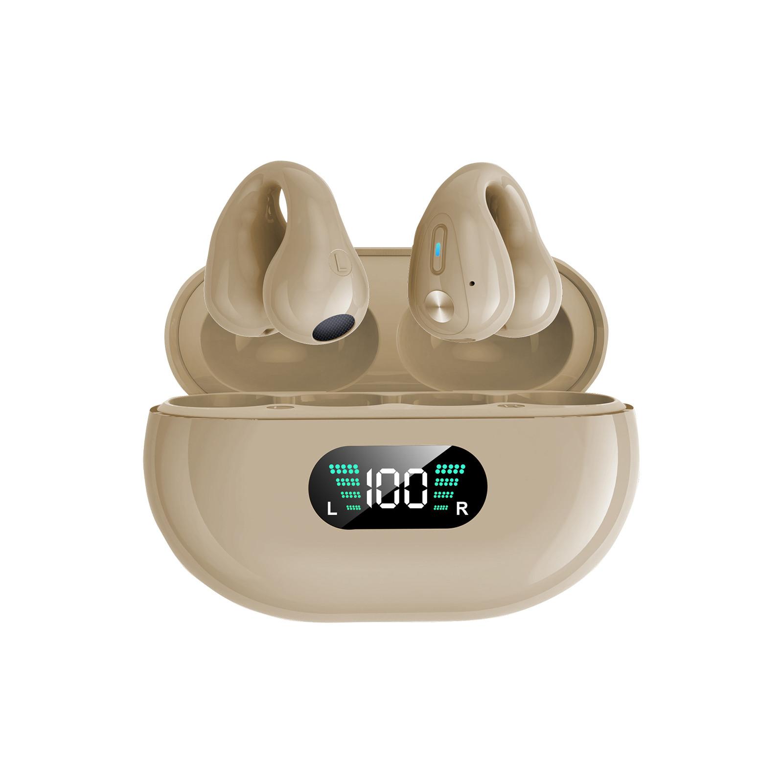 

Наушники-вкладыши для перевода в реальном времени Открытые наушники Проводящие наушники Наушники-вкладыши для перевода для нескольких систем Наушники-вкладыши для перевода One Size хаки