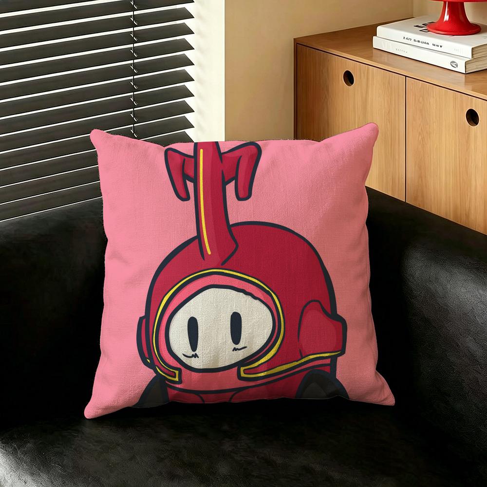 Cartoon BBRobo KKabutack Cushion Cover Creative Pillowcases for Interior Decoration Office Living Room Home Car Hot