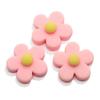New DIY 100Pcs Mini 18MM Resin Cute Daisy Flower Flatback Stone Flat Back Resin Flower Cabochons Wedding Buttons Craft Scrapbook