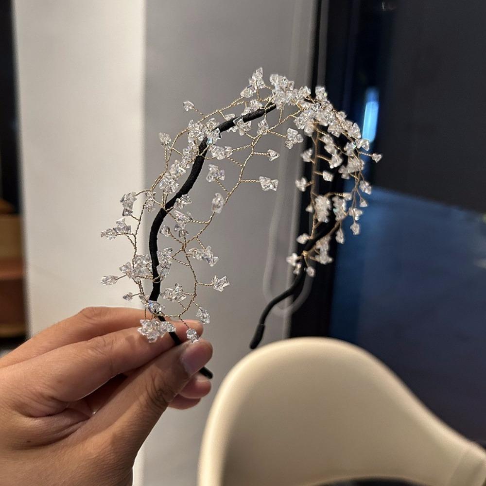 Korean Style Fairy Vintage Headband Luxury Wedding Headwear  Hair Accessories