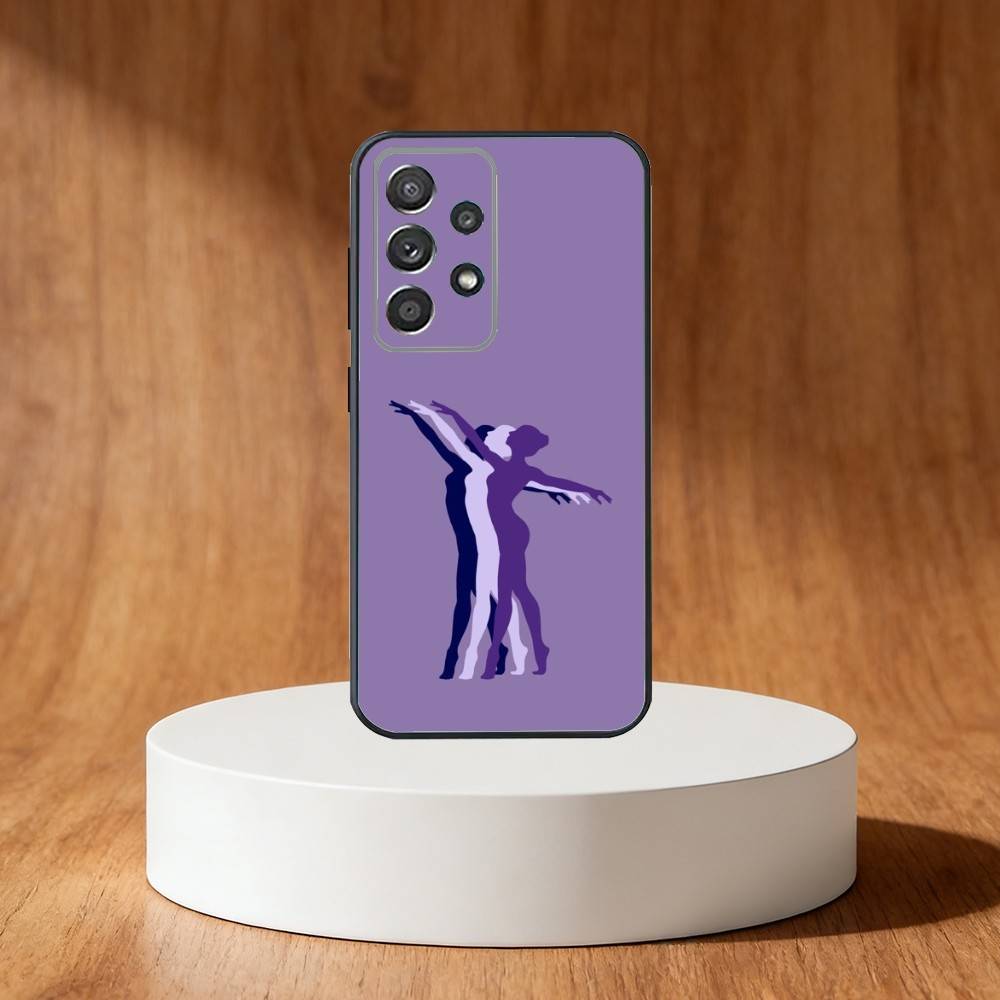 GYM Girl Gymnastic Phone Case For Samsung S25,S24,S21,S22,S23,S30,Ultra,S20,Plus,Fe,Note,10,9,5G Black Cover