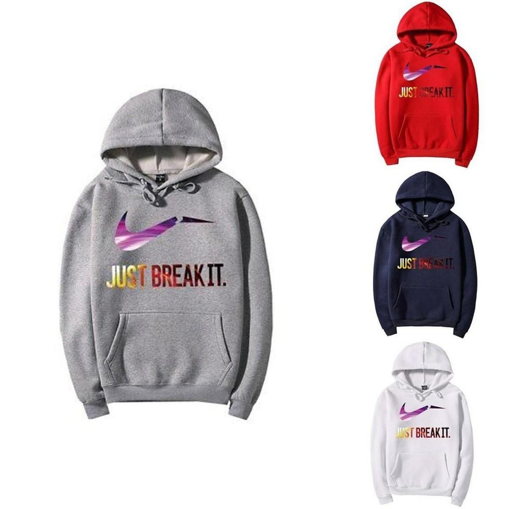 Men's Just Break It Hoodie Pullover Sweatshirt Jumper Soft Breathable Warm Coat