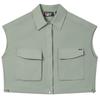 Women's Fashion Casual Loose Short Woven Vest
