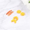 6Pcs/Set Dollhouse Doll House Croissant Pineapple Bun Miniature Food Kitchen Toy