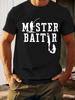 Master Baiter Lustiges Angel-T-Shirt Fischer-Humor Grafik Angler Geschenk Tee