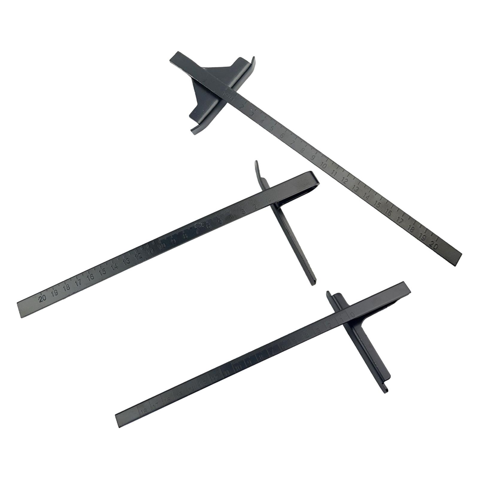 

Saw Rip Fence Multifunctional Assembly Depth Ruler Straight Cutting Edge Tool Measuring Tool Power Tool Positioning Ruler 8.4cmx27.2cm