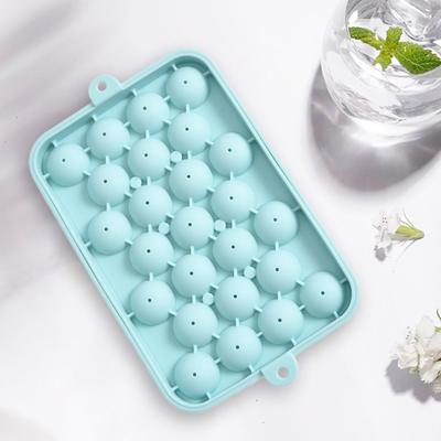 Large Capacity Easy Release Silicone Ice Lattice Jelly Yogurt Ice Ball Mold Fridge Ice Box Food Grade Ice Container
