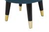 Stool Paris Teal Gold Ø 35X40.5 Cm