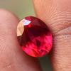 Natural Red Ruby Loose Gemstone 10x8mm Oval Shape for Her/Him for Jewelry Making and Gem Collections