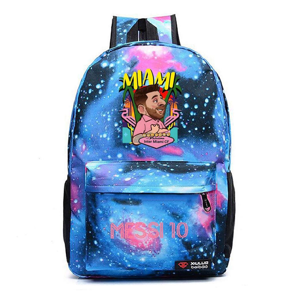 Football Printed Student Backpack Multifunctional Usb Interface Large Capacity Leisure Travel Backpack